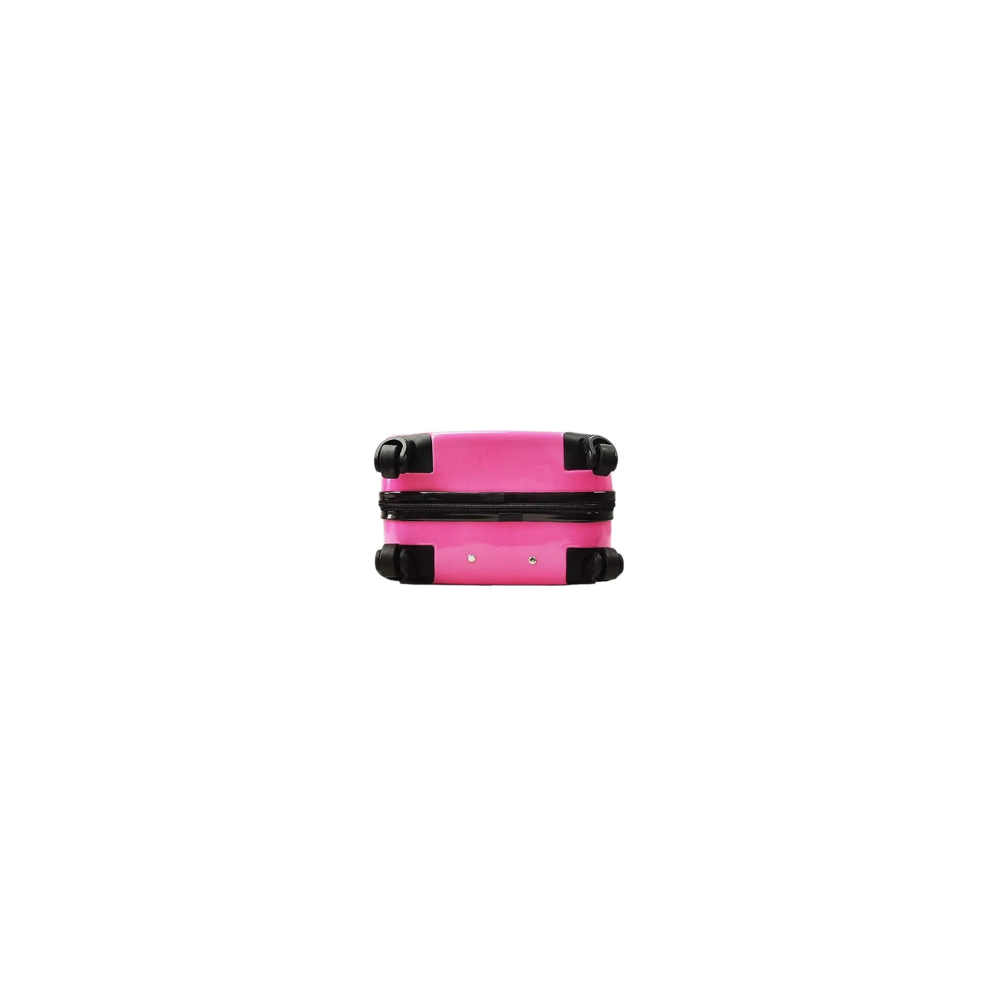 Generic Kids Hard Trolley Luggage Dark Pink 18 inch