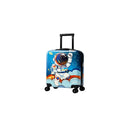 Generic Kids Hard Trolley Luggage Dark Blue 18 inch