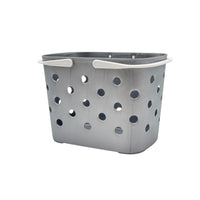 Storage Basket Plastic Grey White 18 CM 14 CM 14 CM