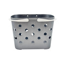 Storage Basket Plastic Grey White 18 CM 14 CM 14 CM