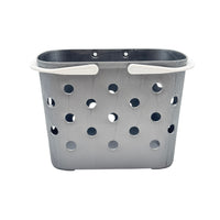 Storage Basket Plastic Grey White 18 CM 14 CM 14 CM