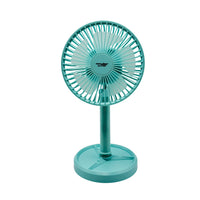 Rock Light LED Rechargeable Fan Green 5 Inch