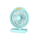 Rock Light LED Rechargeable Fan Pink 5 Inch