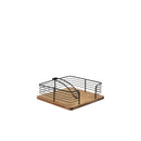 Iron Bamboo Kitchen Organizer Black