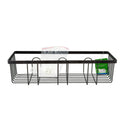 Iron Wire Kitchen Storage Organizer Black