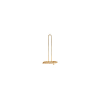 Iron Wire Kitchen Storage Organizer Gold
