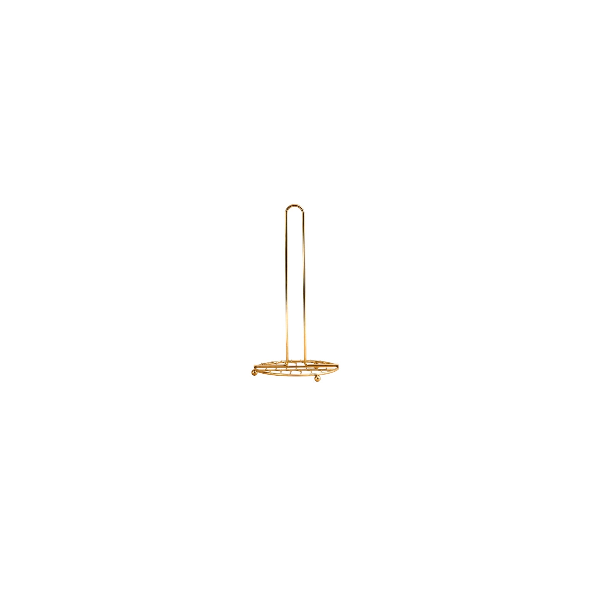 Iron Wire Kitchen Storage Organizer Gold