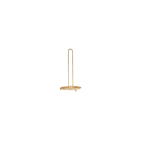 Iron Paper Roll Holder Gold 16 x 32 cm