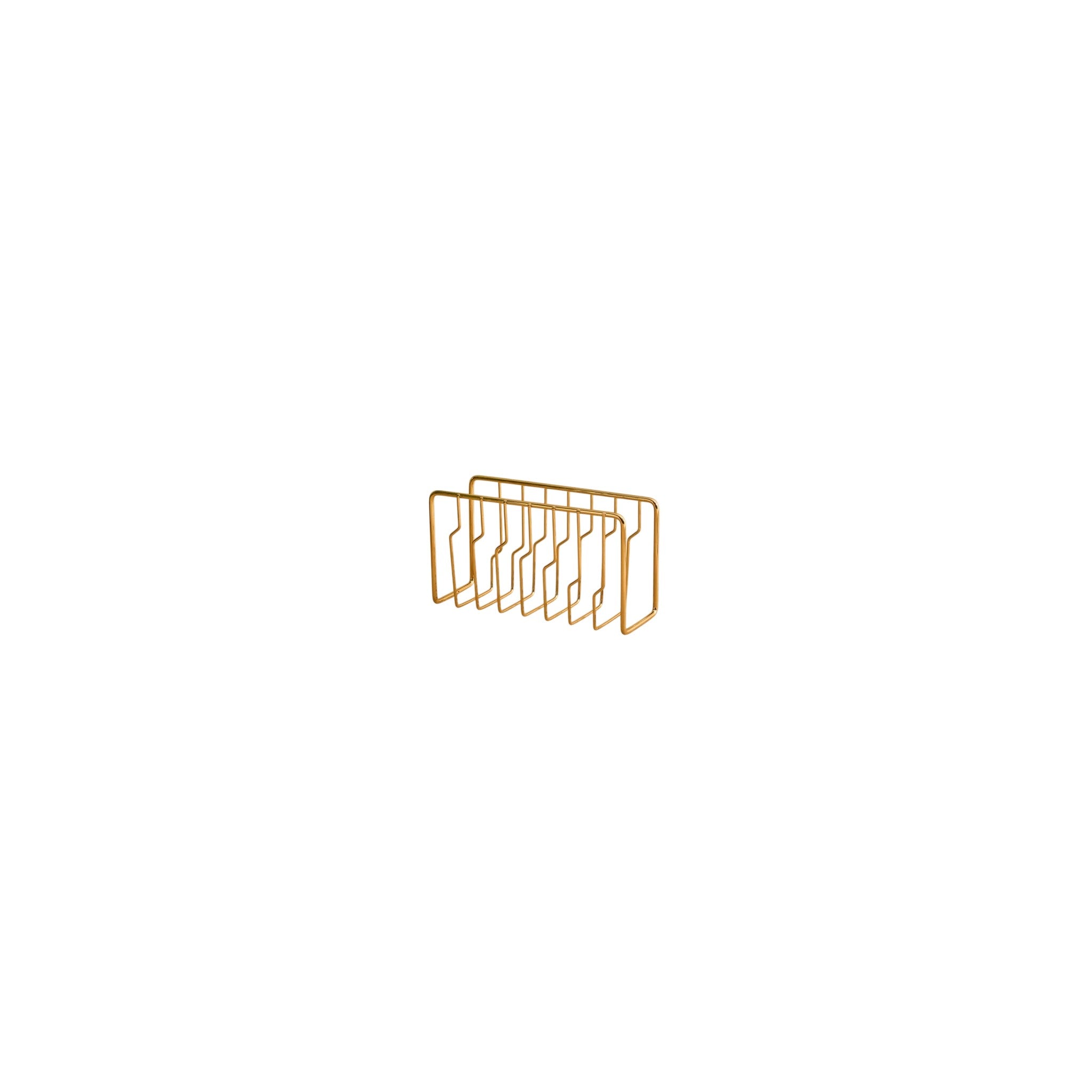 Iron Wire Kitchen Rack Gold