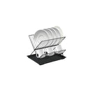 Iron Plastic Dish Rack Black