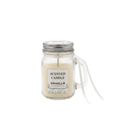 Sakha Vanilla Scented Candle in Metal-Lid Glass Jar