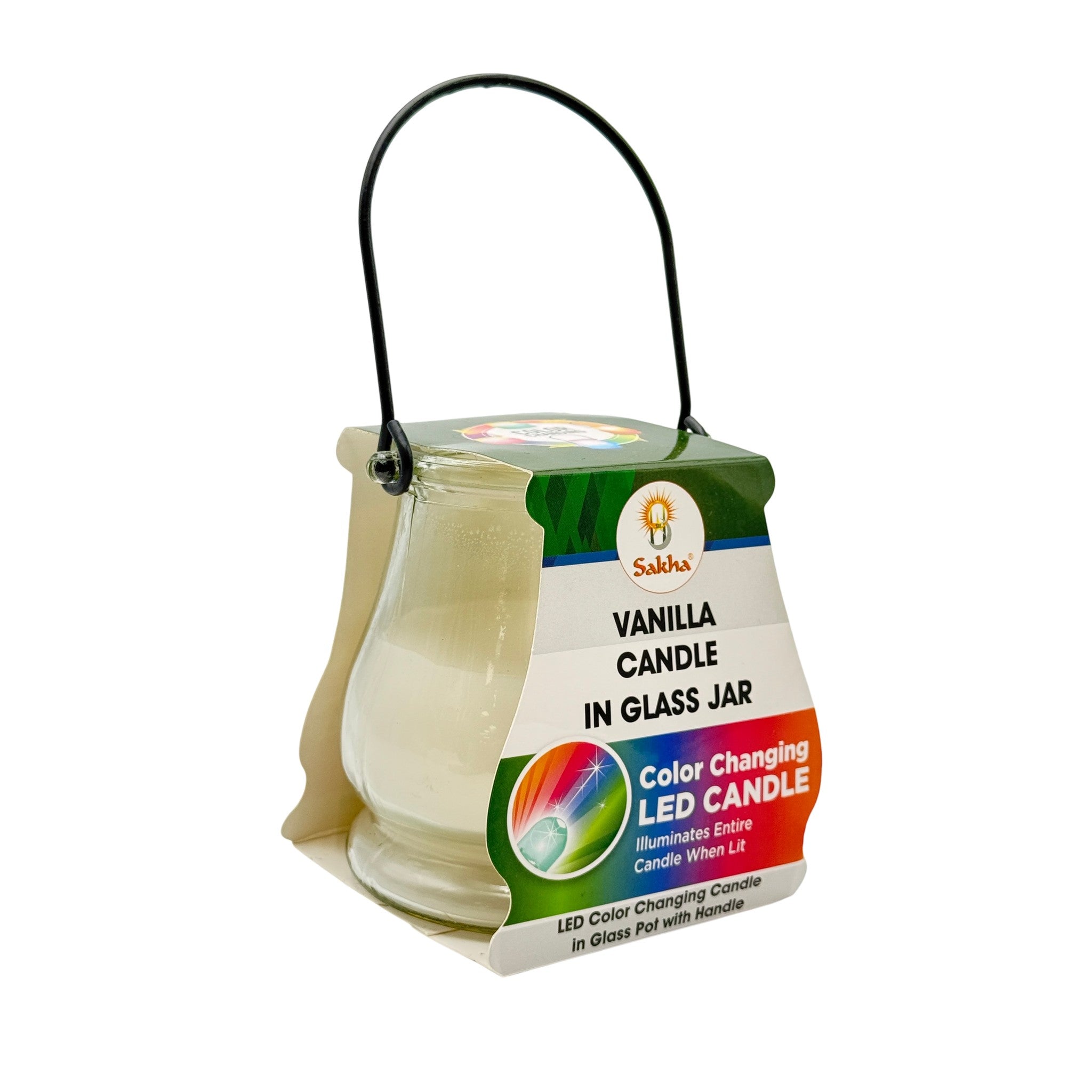 Value Color Changing LED Candle in Glass Jar