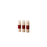 Basic Pillar Candle 4 x 15 cm 3 Pcs