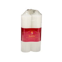 Basic Pillar Candle 4 x 15 cm 3 Pcs
