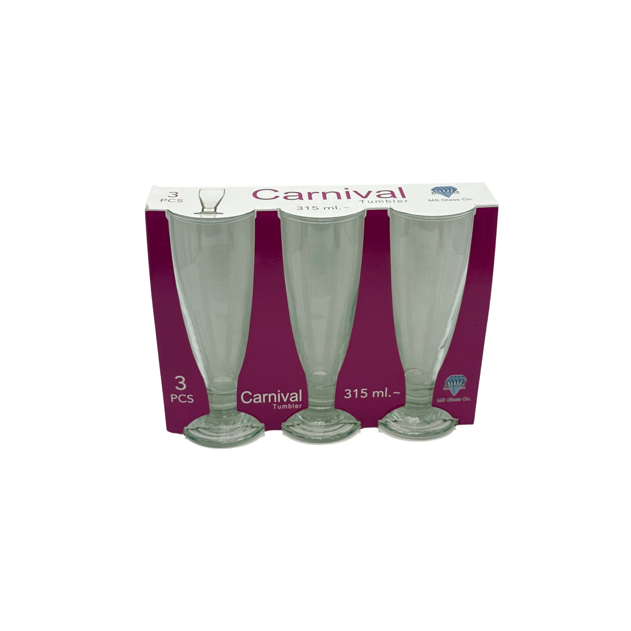 B.Tumbler Set of 3 Carnival 315 ml.