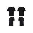 Mens Activewear Half Sleeves T - shirt Black Xxs