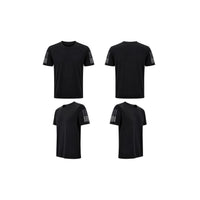Mens Activewear Half Sleeves T - shirt Black Xxs
