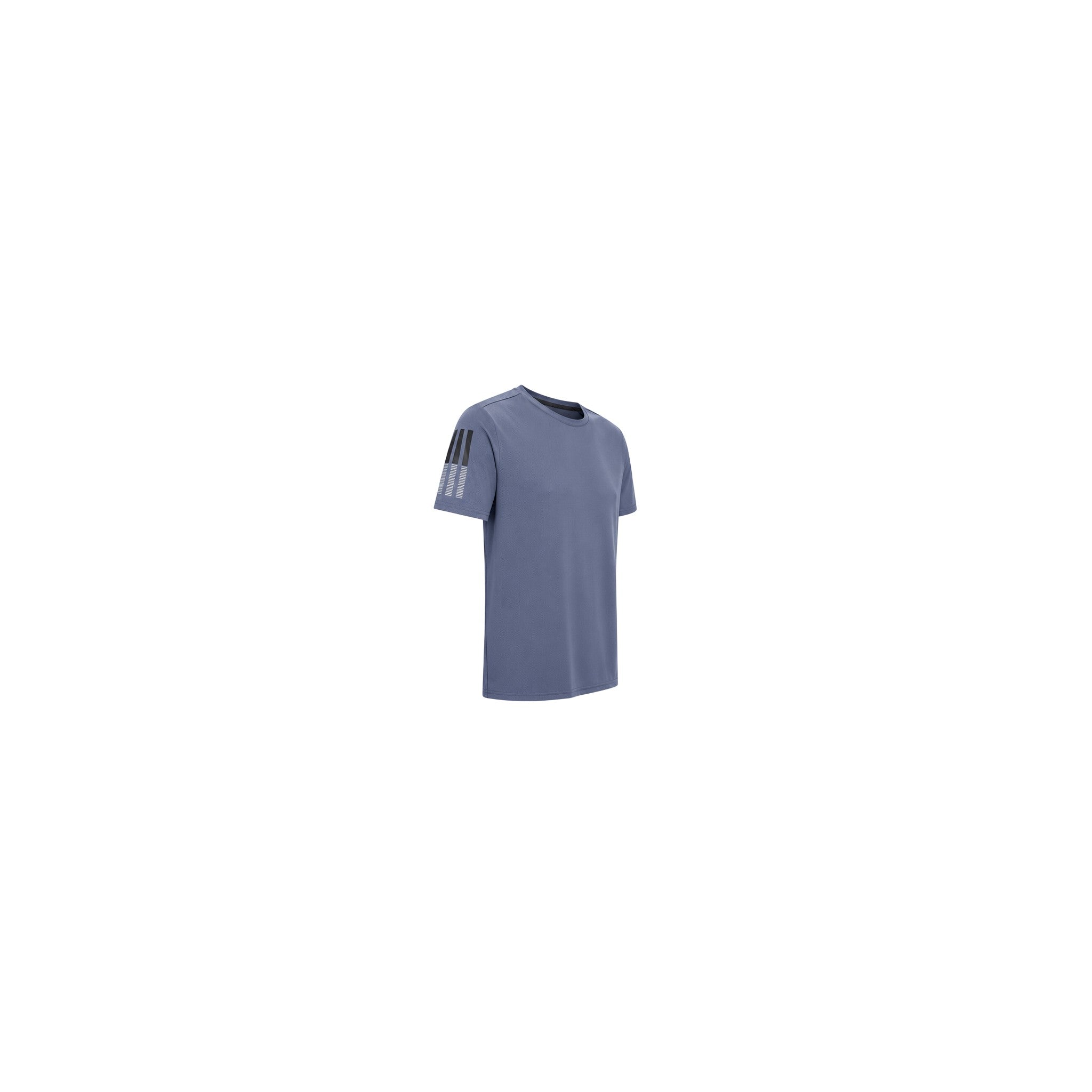 Mens Activewear Half Sleeves T - shirt Blue Xxs