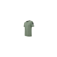 Mens Activewear Half Sleeves T - shirt Green Xxs