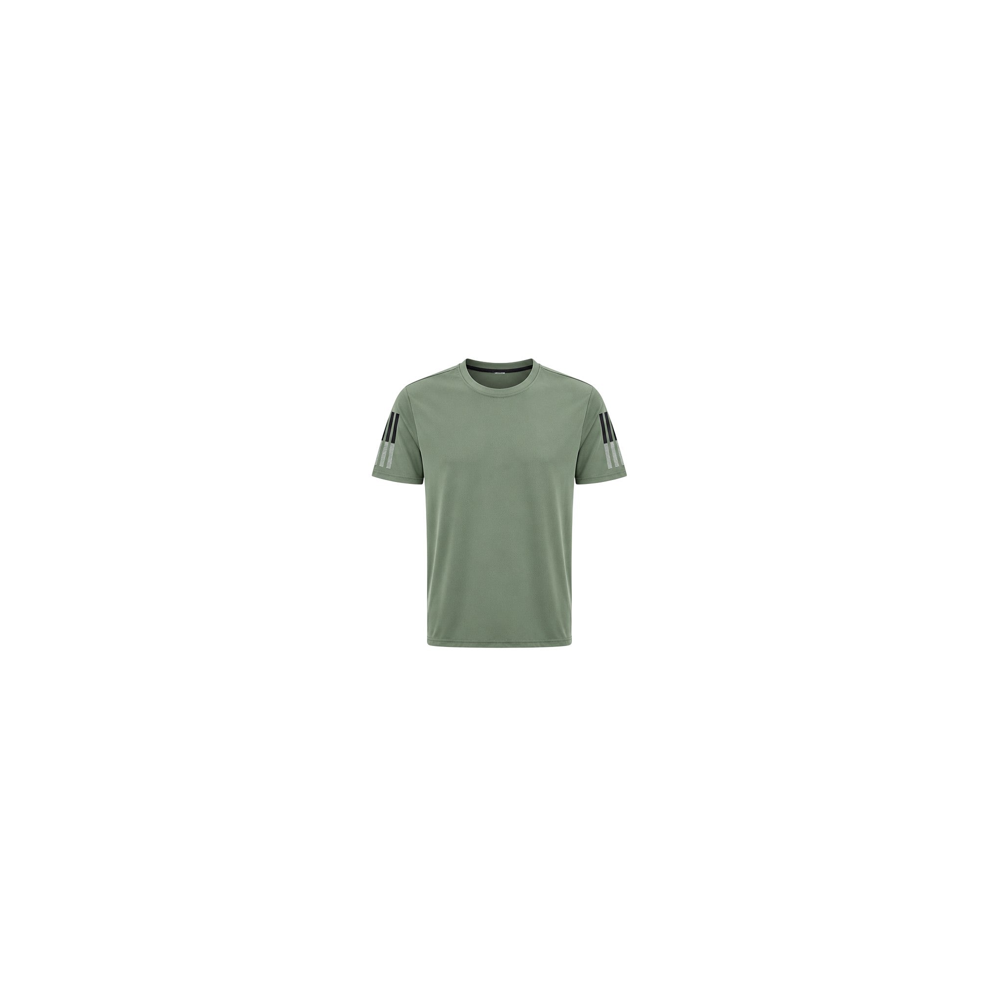 Mens Activewear Half Sleeves T - shirt Green Xxs