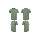 Mens Activewear Half Sleeves T - shirt Green Xxs