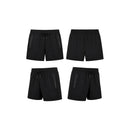 Mens Activewear T - shirt Short Sleeve Black 160 Gsm S
