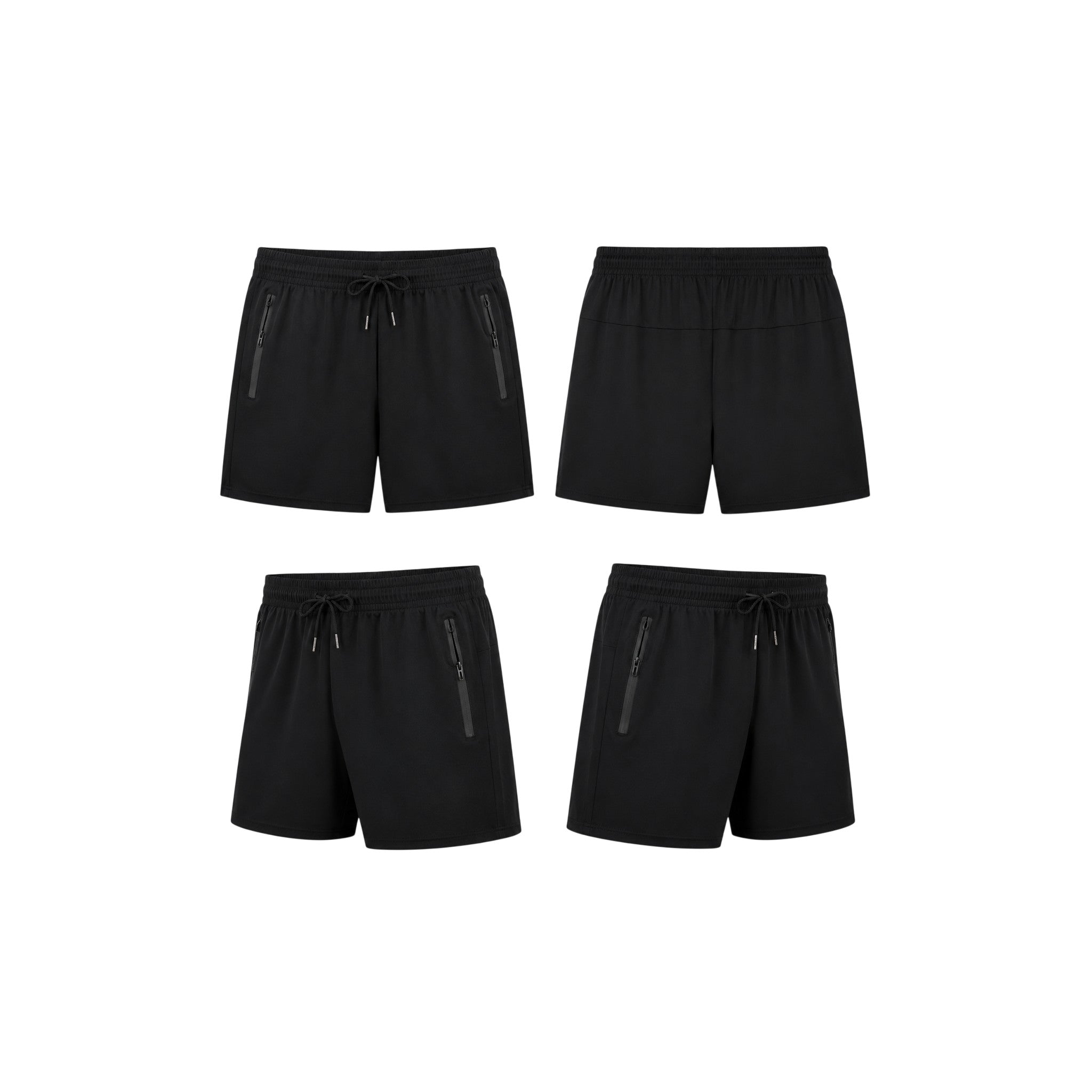 Mens Activewear T - shirt Short Sleeve Black 160 Gsm S