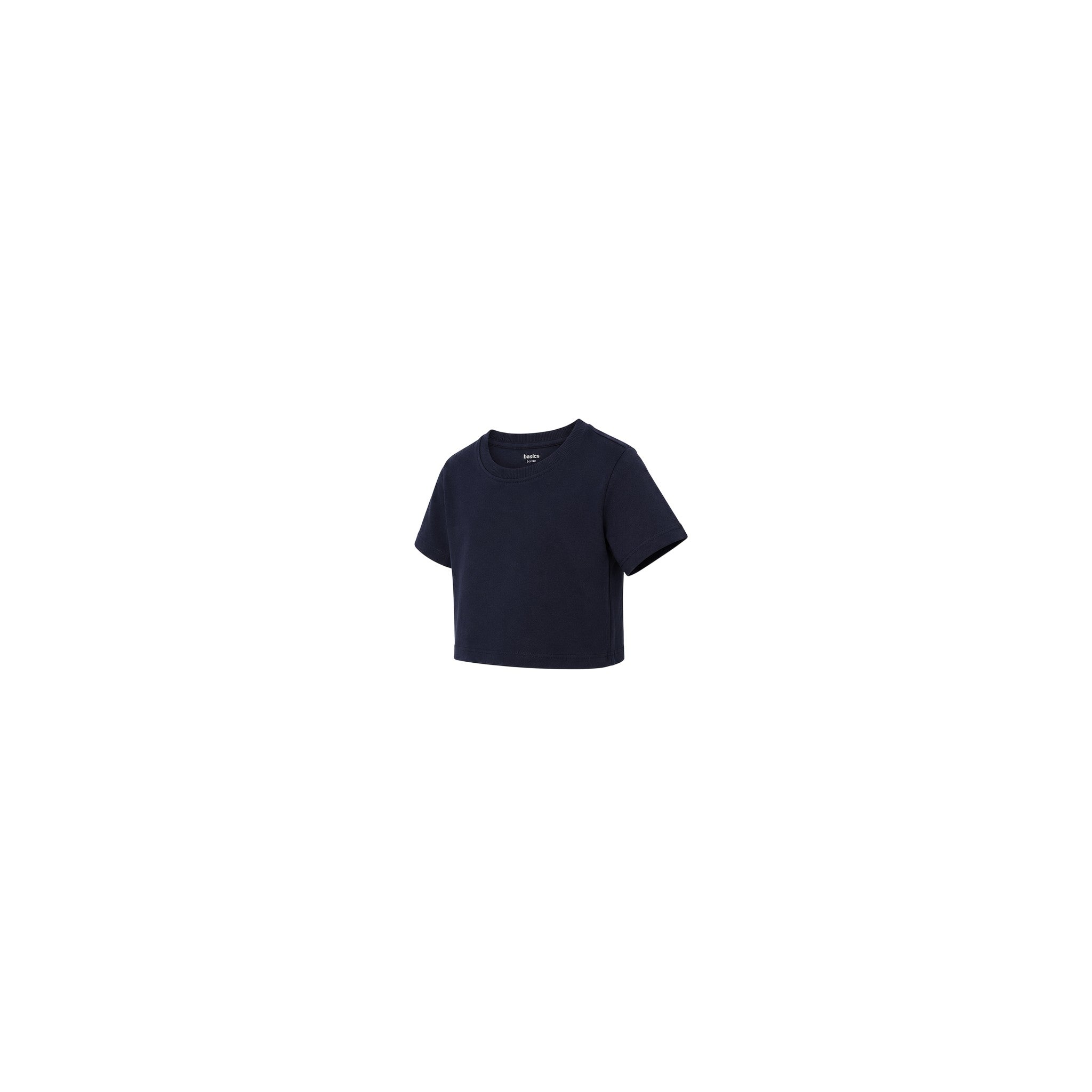 Basic Girls T Shirt Solid Black