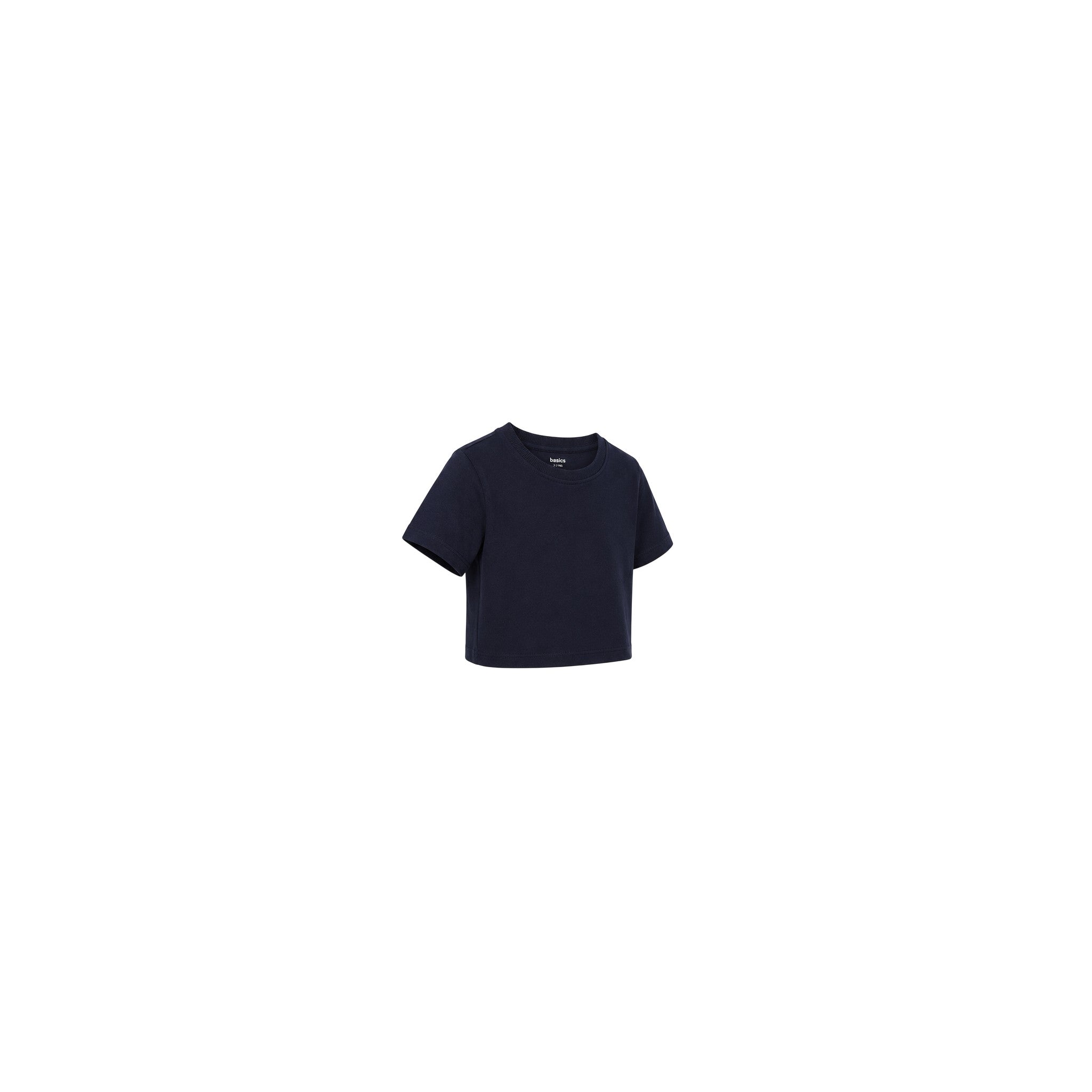 Basic Girls T Shirt Solid Black