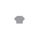 Basic Girls T Shirt Solid Grey Melange