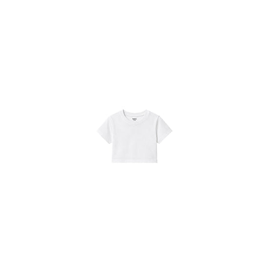 Basic Girls T Shirt Solid White