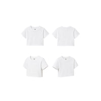 Basic Girls T Shirt Solid White