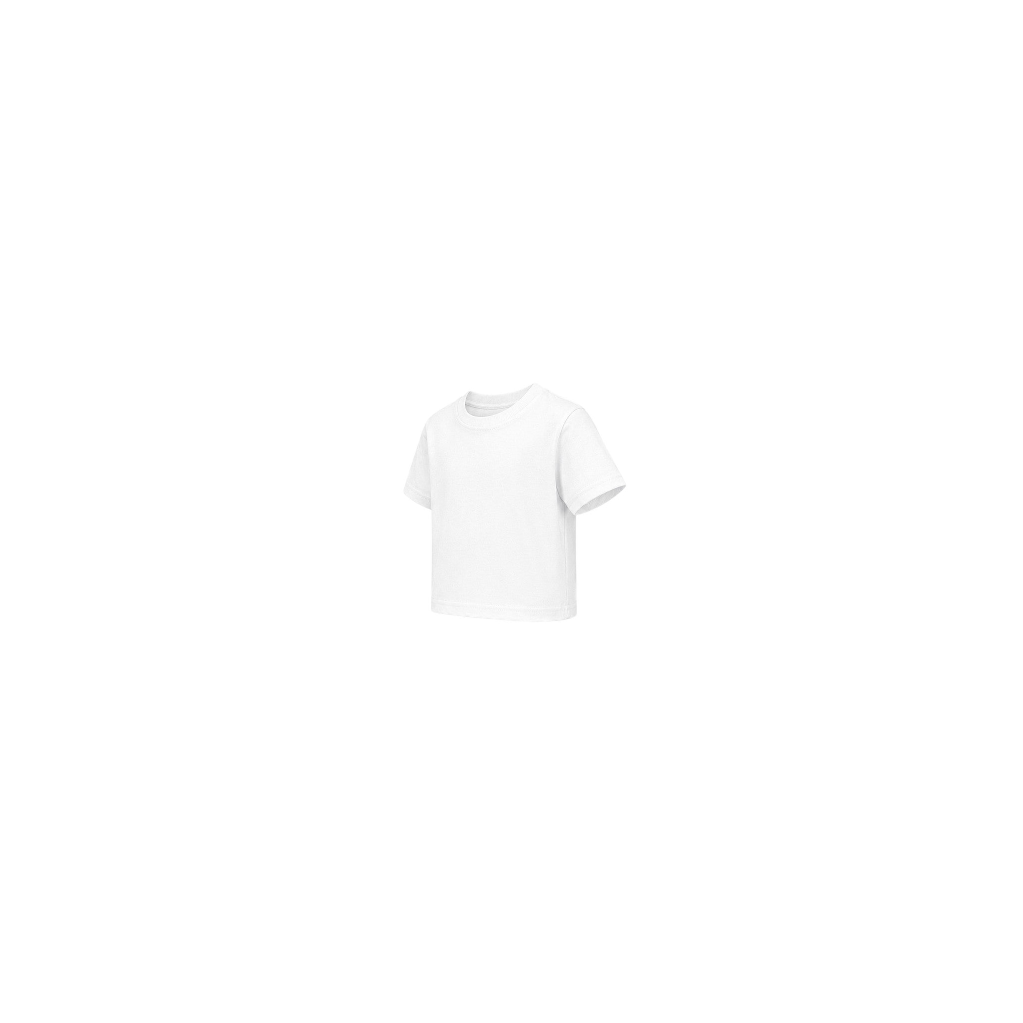 Basic Boy Tee Solid White 2 - 3Y
