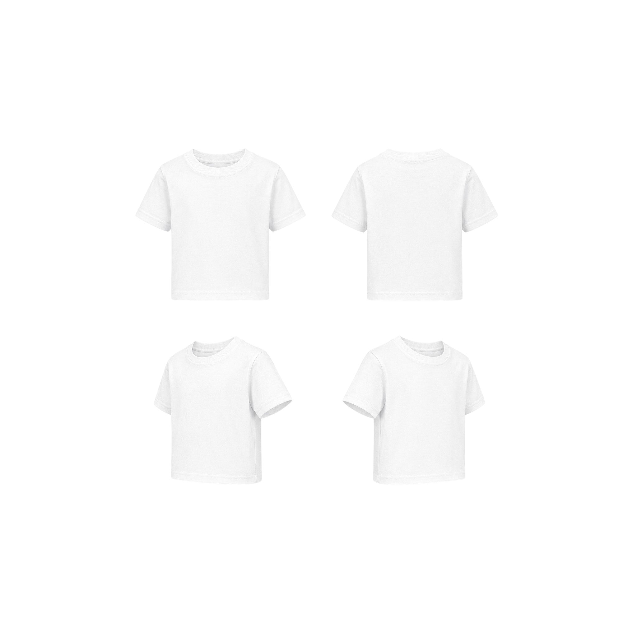Basic Boy Tee Solid White 2 - 3Y