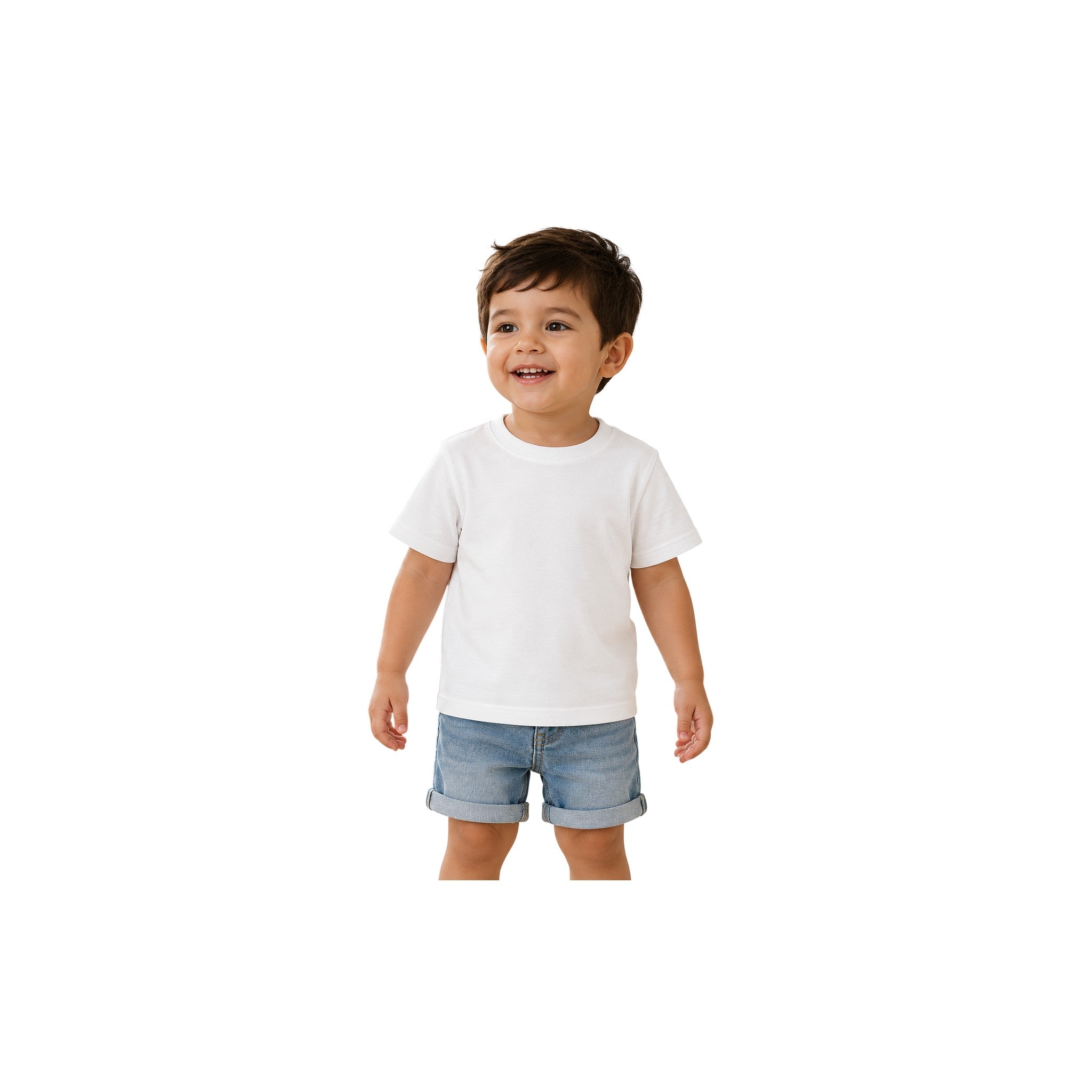 Basic Boy Tee Solid White 5 - 6Y