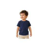 Basic Boy Tee Solid Navy 2 - 3Y