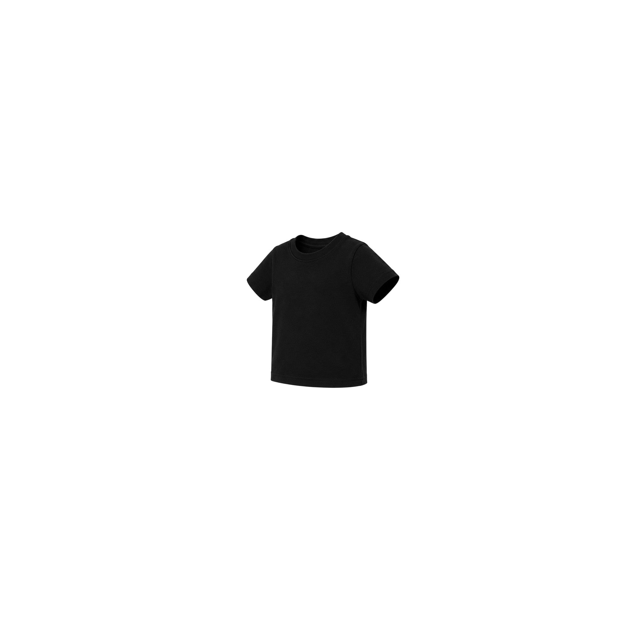 Basic Boy Tee Solid Black 2 - 3Y