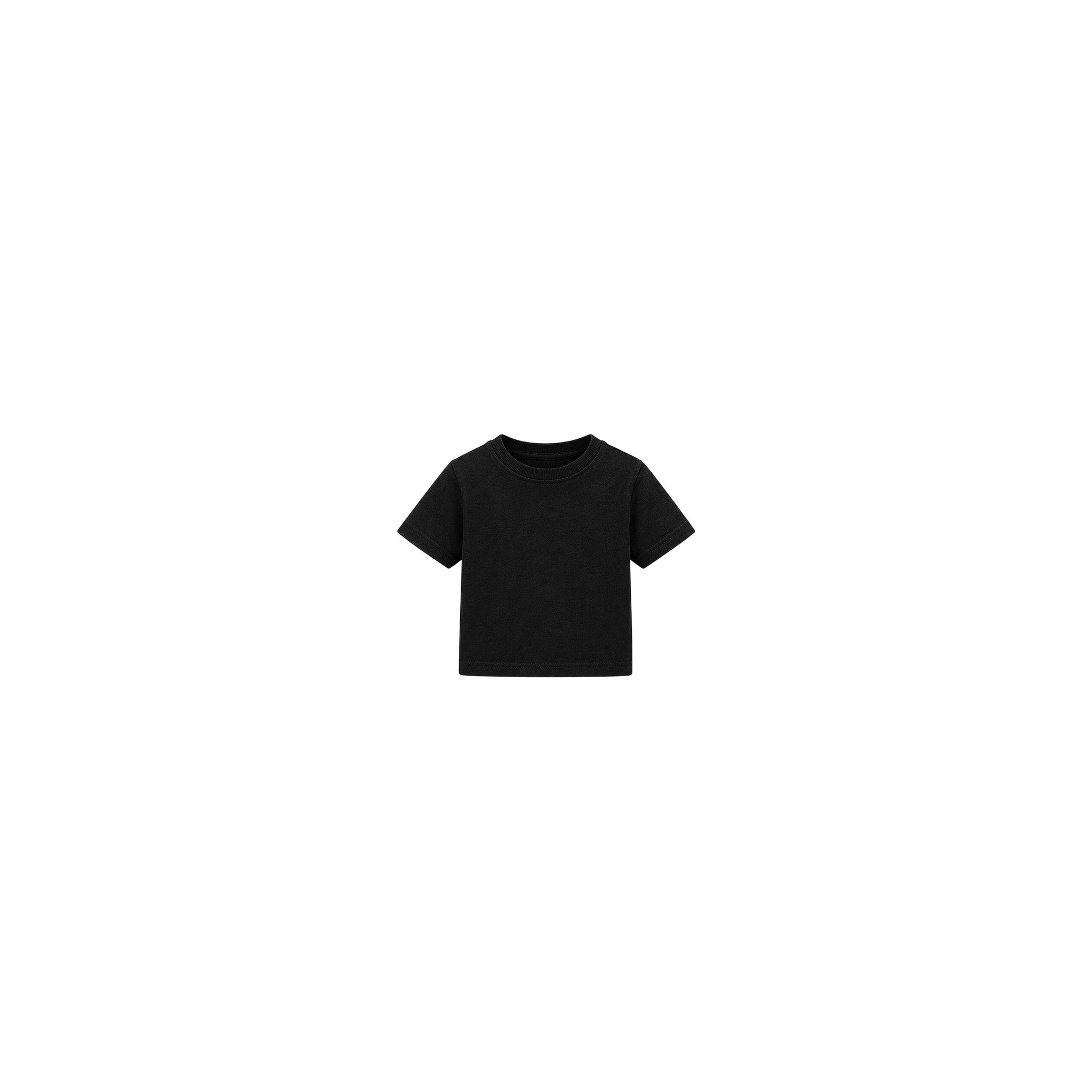 Basic Boy Tee Solid Black 5 - 6Y