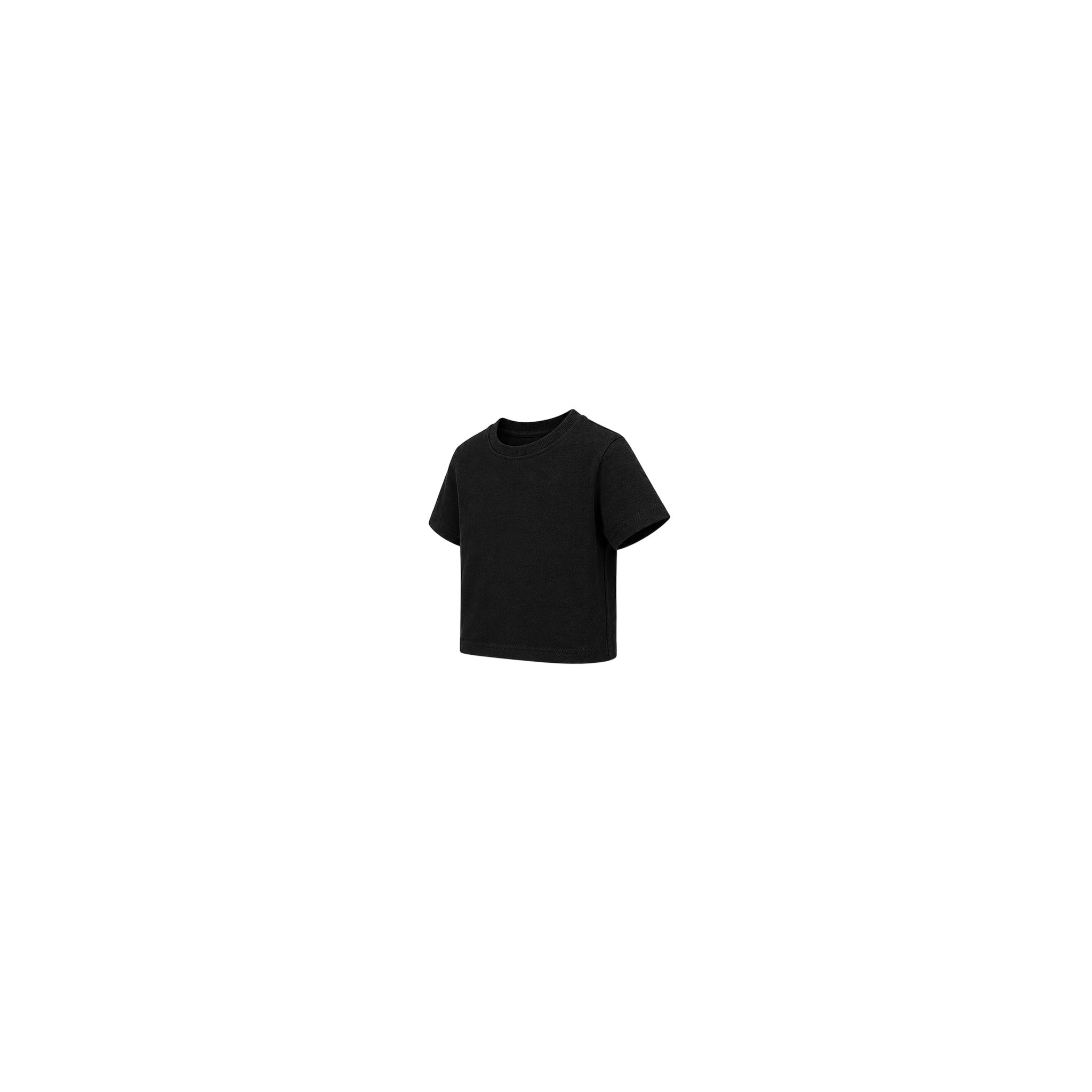 Basic Boy Tee Solid Black 5 - 6Y