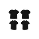 Basic Boy Tee Solid Black 5 - 6Y