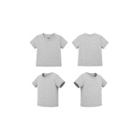 Basic Boy Tee Solid Grey Melange 5 - 6Y