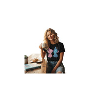 Womens Character T - Shirt Stitch Black S