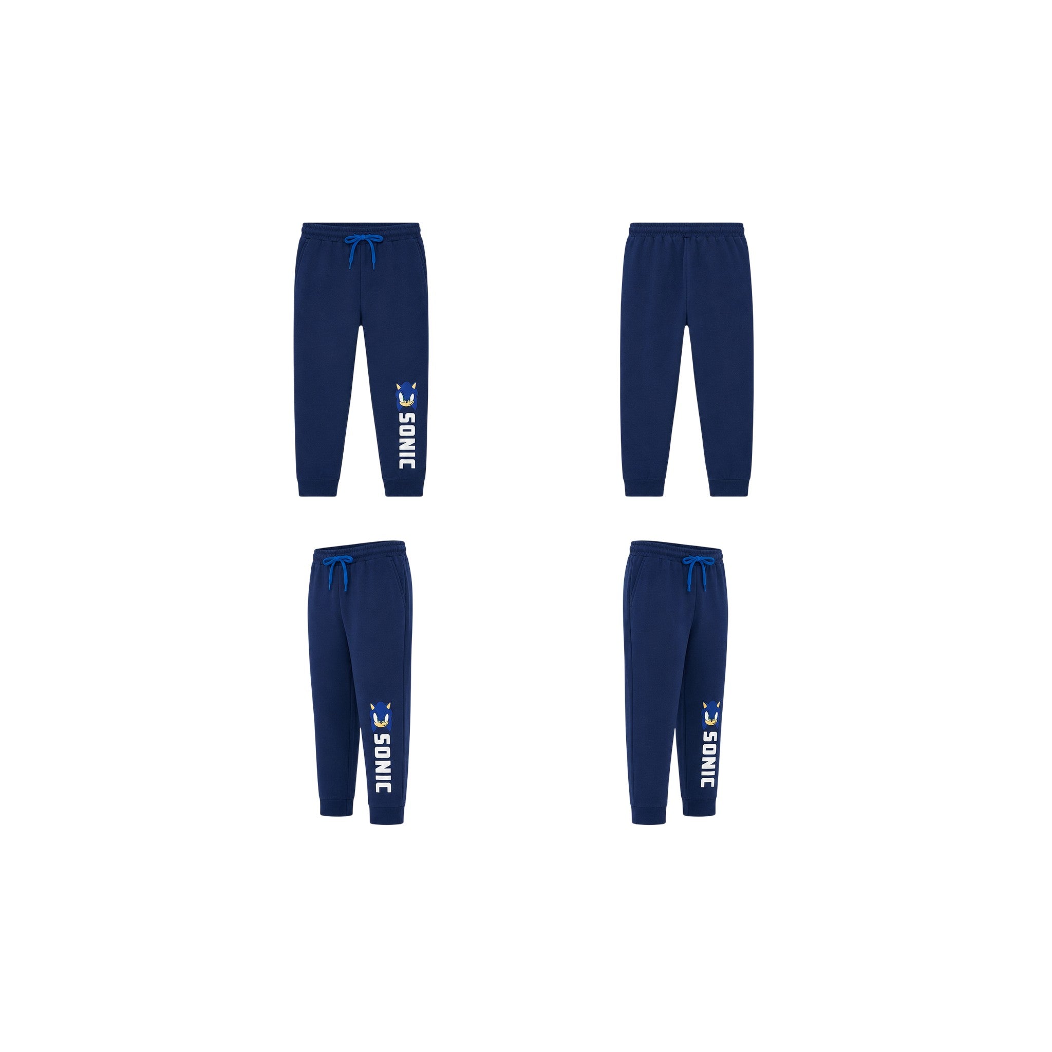 Boys Character Full Pj Set Sonic Blue Size 2