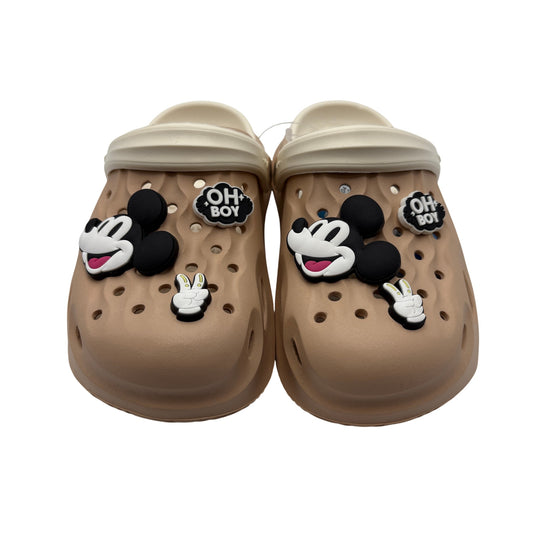 Boys Character Clogs Mickey White 14 - 28