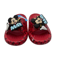Boys Character Slides Mickey Red 11-4508S-28