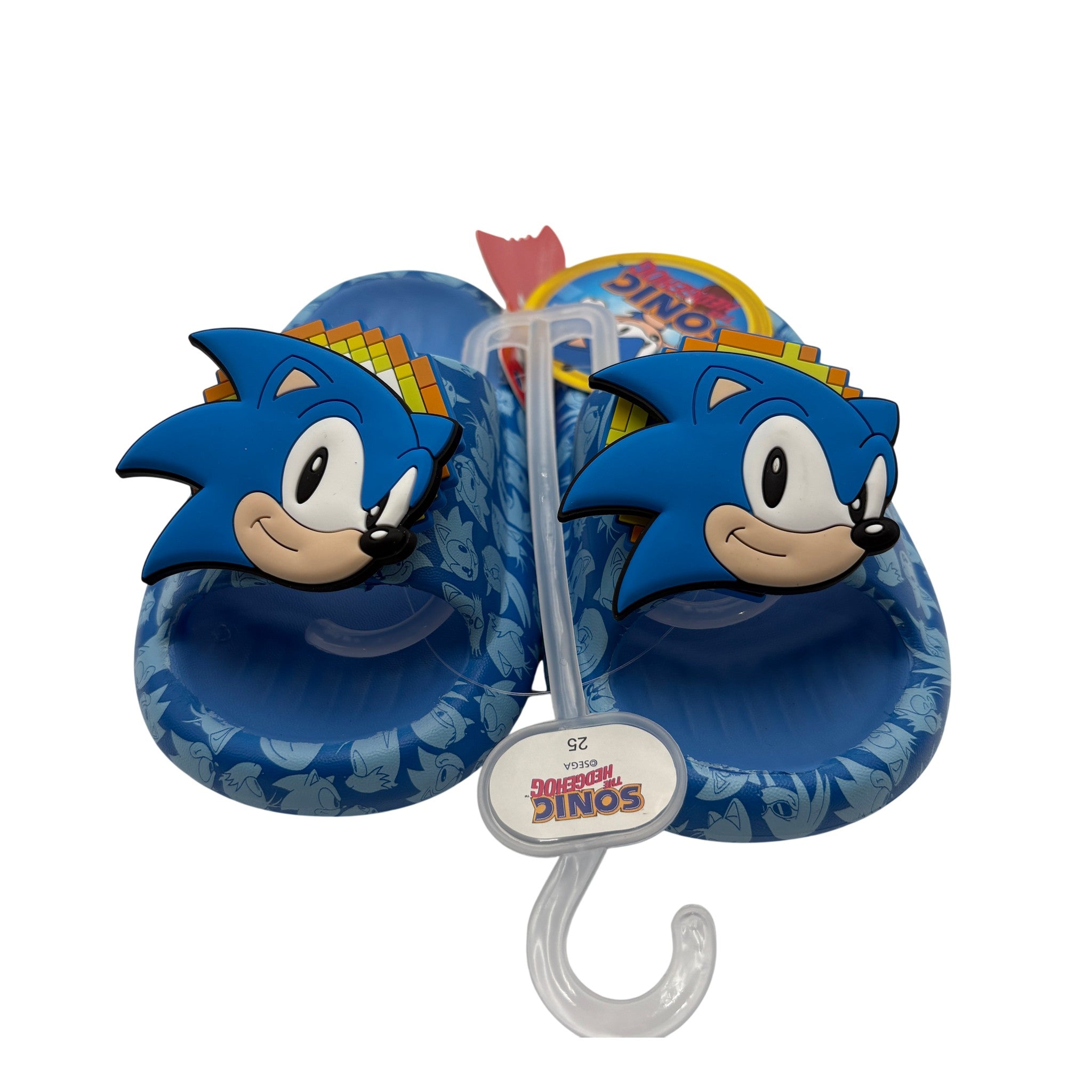 Boys Character Slides Sonic Blue 11-4505S-25