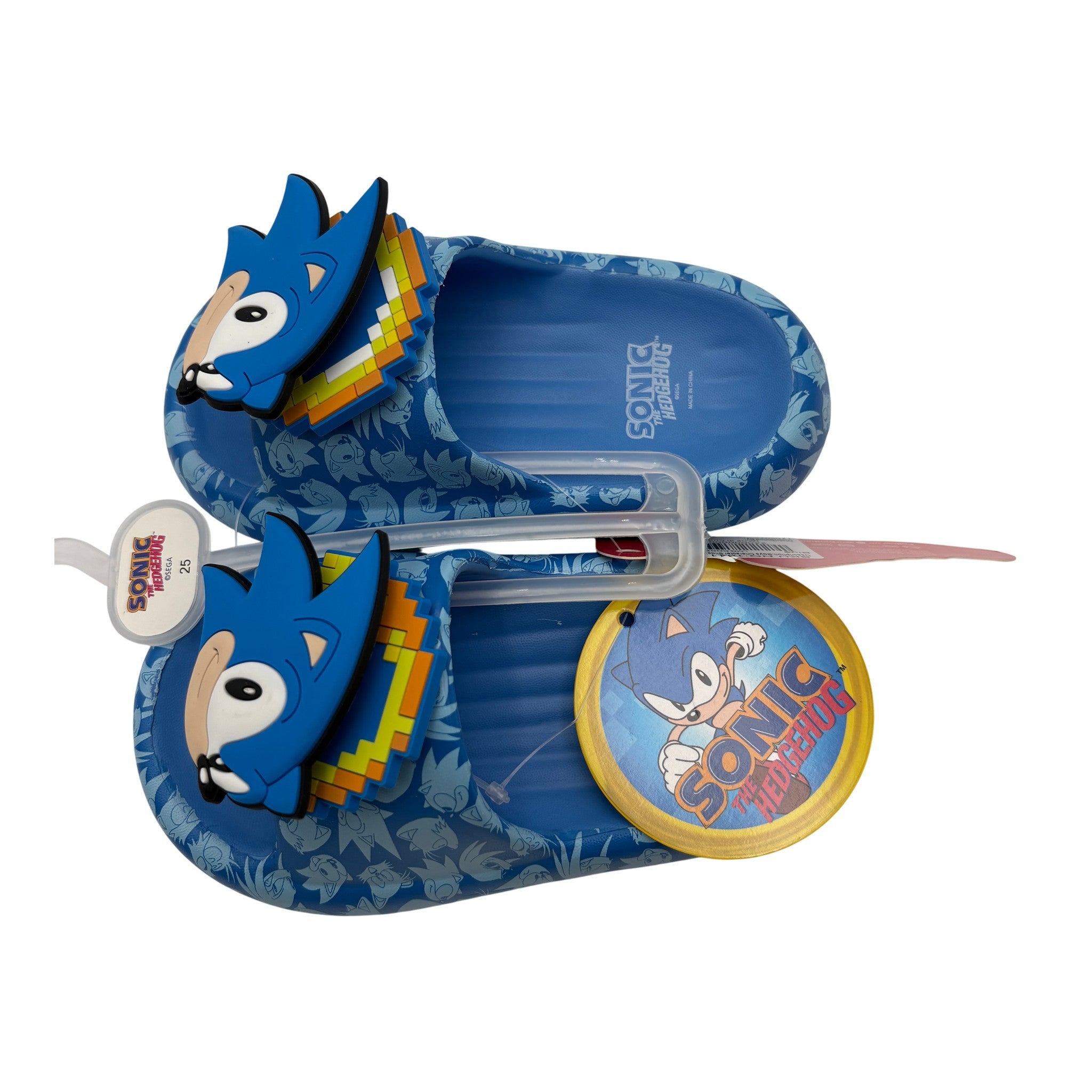 Boys Character Slides Sonic Blue 11-4505S-25