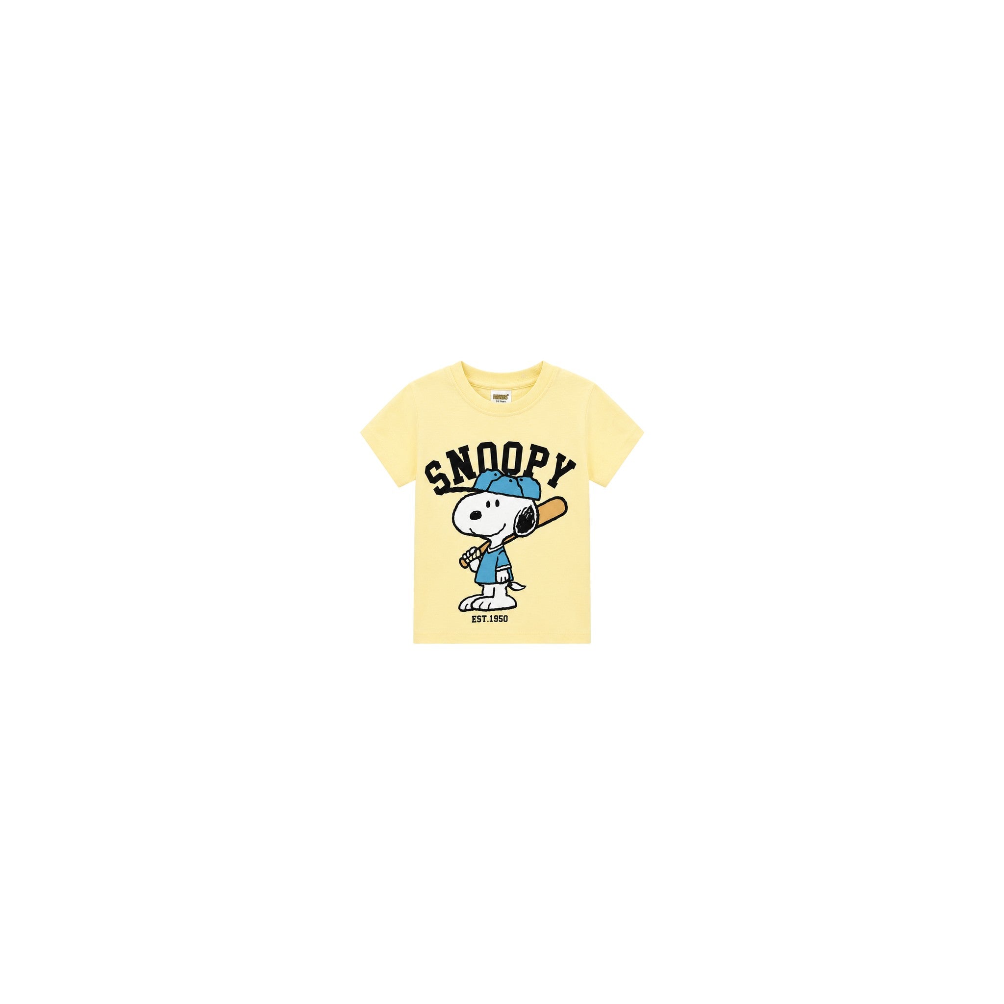 Boys Character Tee Snoopy Yellow Size 1