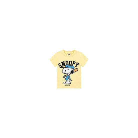 Boys Character Tee Snoopy Yellow Size 1