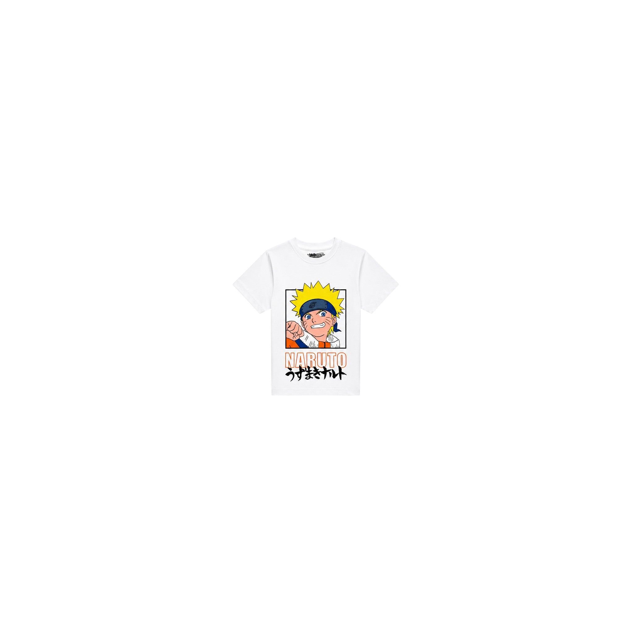 Boys Character Tee Naruto White Size 1